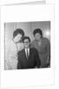 Roy Orbison posing with two fans by Harry Hammond