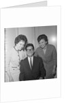 Roy Orbison posing with two fans by Harry Hammond