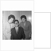 Roy Orbison posing with two fans by Harry Hammond
