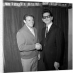 Roy Orbison with Del Shannon by Harry Hammond