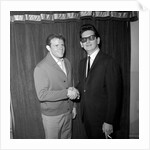 Roy Orbison with Del Shannon by Harry Hammond
