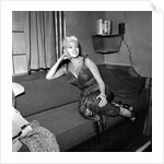 Jayne Mansfield at the Palladium dressing room by Harry Hammond