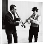 Terry Lightfoot and Acker Bilk by Harry Hammond