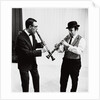 Terry Lightfoot and Acker Bilk by Harry Hammond