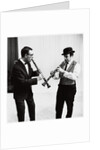 Terry Lightfoot and Acker Bilk by Harry Hammond