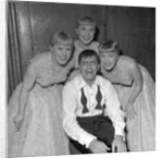Jerry Lewis with the Kaye Sisters by Harry Hammond