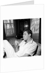 Jerry Lewis relaxing with a cigarette by Harry Hammond