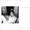 Jerry Lewis relaxing with a cigarette by Harry Hammond