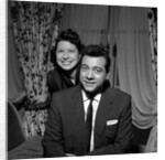 Mario Lanza with his wife at the Dorchester Hotel by Harry Hammond