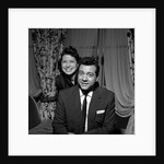 Mario Lanza with his wife at the Dorchester Hotel by Harry Hammond