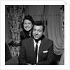 Mario Lanza with his wife at the Dorchester Hotel by Harry Hammond