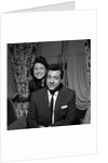 Mario Lanza with his wife at the Dorchester Hotel by Harry Hammond
