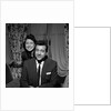 Mario Lanza with his wife at the Dorchester Hotel by Harry Hammond