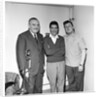 Don Lang, Ted Heath and Michael Holliday by Harry Hammond