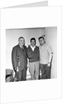 Don Lang, Ted Heath and Michael Holliday by Harry Hammond
