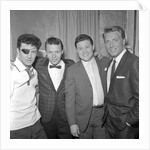Johnny Kidd in group of four, Frank Ifield on the right by Harry Hammond