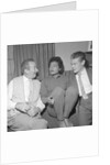 Eartha Kitt with two unnamed men by Harry Hammond