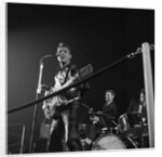 Eddie Cochran at Wembley concer with Brian Bennett by Harry Hammond