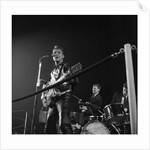 Eddie Cochran at Wembley concer with Brian Bennett by Harry Hammond