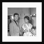 Eartha Kitt with Cliff Richard by Harry Hammond