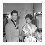 Eartha Kitt with Cliff Richard by Harry Hammond