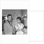 Eartha Kitt with Cliff Richard by Harry Hammond