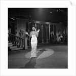 Eartha Kitt performing on TV by Harry Hammond