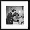 Sister Rosetta Tharp with unknown man in her dressing room by Harry Hammond