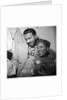 Sister Rosetta Tharp with unknown man in her dressing room by Harry Hammond