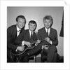 Gerry and The Pacemakers with Bert Weedon and Joe Brown at Wembley by Harry Hammond