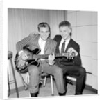 Billy Fury with Joe Brown by Harry Hammond