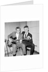 Billy Fury with Joe Brown by Harry Hammond