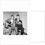 Billy Fury with Joe Brown by Harry Hammond