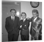 Mike Sarne, Adam Faith and Shane Fenton, aka Alvin Stardust by Harry Hammond