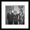 Mike Sarne, Adam Faith and Shane Fenton, aka Alvin Stardust by Harry Hammond
