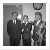 Mike Sarne, Adam Faith and Shane Fenton, aka Alvin Stardust by Harry Hammond