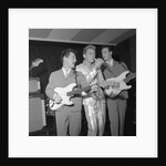 Shane Fenton, aka Alvin Stardust, with backing group The Fentones by Harry Hammond