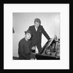 Shane Fenton, aka Alvin Stardust, with Lionel Bart by Harry Hammond