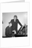 Shane Fenton, aka Alvin Stardust, with Lionel Bart by Harry Hammond