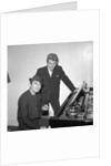 Shane Fenton, aka Alvin Stardust, with Lionel Bart by Harry Hammond