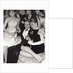 Adam Faith in promotion call with Rank Studio starlets by Harry Hammond