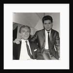 Adam Faith with Cliff Richard by Harry Hammond