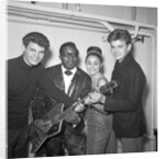 Everly Brothers with Bo Diddley by Harry Hammond