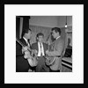Duane Eddy with Keith Goodwin and Bert Weedon by Harry Hammond