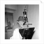 Bing Crosby, recording session at Decca Studios by Harry Hammond