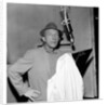 Bing Crosby, recording session at Decca Studios by Harry Hammond