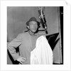 Bing Crosby, recording session at Decca Studios by Harry Hammond
