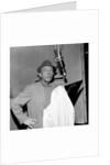 Bing Crosby, recording session at Decca Studios by Harry Hammond