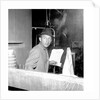 Bing Crosby, recording session at Decca Studios by Harry Hammond