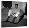 Paul Anka in dressing room by Harry Hammond